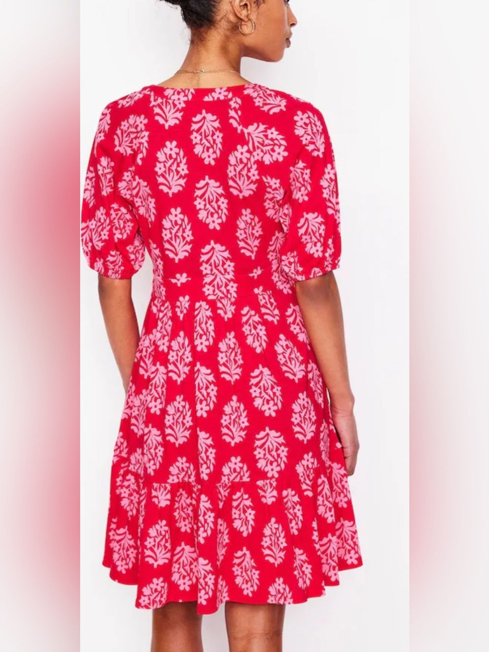 Boden  Piper Short Jersey Dress Size 16-18R  XL - Picture 9 of 10